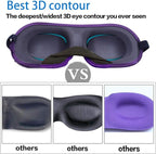 3D Eye mask for Sleeping, Machine Washable, Sleep Mask for Women, Blinder - Image 6