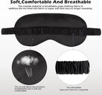 12PACK Silky Sleep Masks Satin Eye Mask Silk Eyes Cover - Image 3