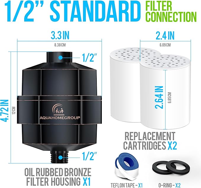 AquaHomeGroup 20 Stage Shower Filter - Image 5