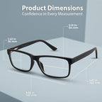 Blue Light Blocking Glasses For Men/Women Anti-Fatigue Computer Monitor Gaming - Image 7