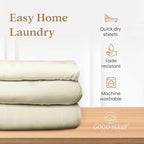 1000 Thread Count Ivory Full Fitted Sheet 16” Deep Pocket Full Fitted Sheet Only - Image 5
