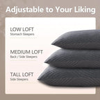 Pillows Queen Size Set of 2 Cooling Memory Foam Pillows - Image 5