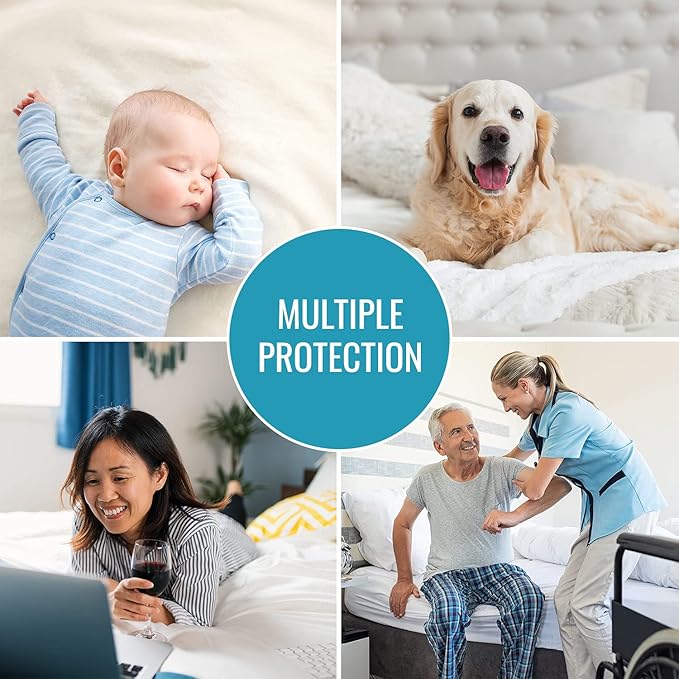 DMI Waterproof Mattress Protector, Mattress Pad, Waterproof Mattress Cover - Image 4