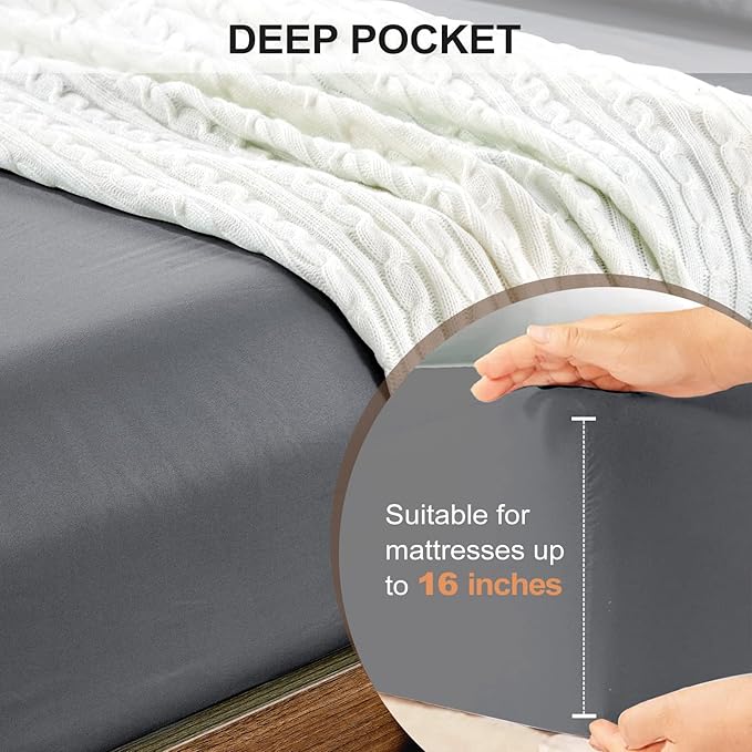 FreshCulture Queen Fitted Sheet Only 2 Pack - Image 4