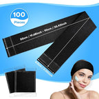 Noverlife 100PCS Disposable Spa Facial Headbands, Stretch Soft Skin Care Hair - Image 2