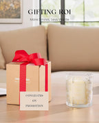 M&SENSE Floral Natural Soy Scented Candle, 7.8oz 42H Non-Toxic Aromatherapy - Image 6
