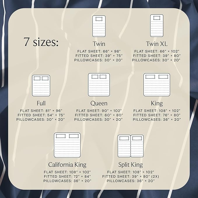 LuxClub 4 PC Cal King Size Sheet Set, Breathable Luxury Bed Sheets, Deep - Image 7