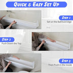 Tub Topper® Bathtub Splash Guard & Bath Shelf - Image 7