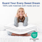 Premium Pillows King Size Set of 2, Fluffy and Supportive 7D Down Alternative - Image 5