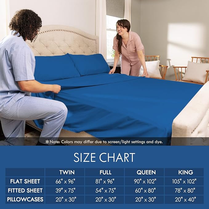 ClevaHome Sheets Twin Size Bed Set - Image 7
