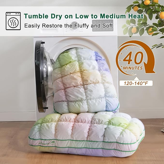 YOUR MOON Fluffy Support Bed Pillow Standard Size, Luxury Hotel Quality Bed - Image 8