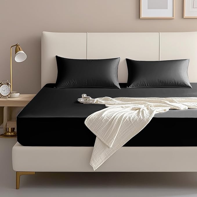FreshCulture Queen Fitted Sheet Only – Premium Hotel-Quality Fitted Sheet - Image 2