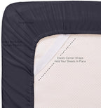 Queen Sheets Navy - Image 4