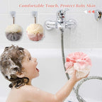 FARMOGA Bath Loofah Sponge Back Scrubber Shower Sponge Soft Mesh Exfoliator - Image 5