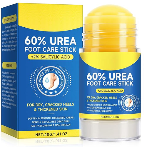 60% Urea with 2% Salicylic Acid Urea Foot Care Stick, Foot Cream Moisturizer by QJCWXIAOX