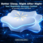 Cervical Pillow for Neck Pain Relief, Ergonomic Dual-Height Memory Foam Pillow - Image 2