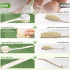 Back Scrubber for Shower with Long Handle, Dual-Sided Bath Brush with Soft - Image 6