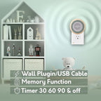 Calm Me White Noise Machine for Office Privacy & Noise Canceling, Plug in Wall - Image 6