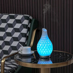 MAXWINER Essential Oil Diffuser Handmade Art Glass Aromatherapy Ultrasonic - Image 5