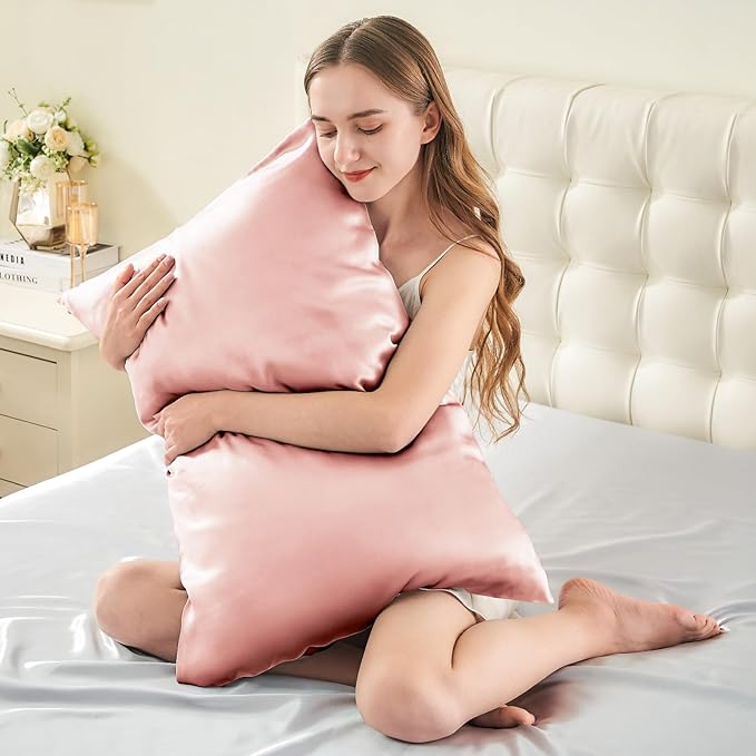 INFIIXSO Mulberry Silk Pillow Case King Size, Silk Pillowcase - Image 3