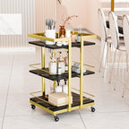 Esthetician Cart with Wheels Utility Salon Rolling Trolley, Tattoo Manicure - Image 8