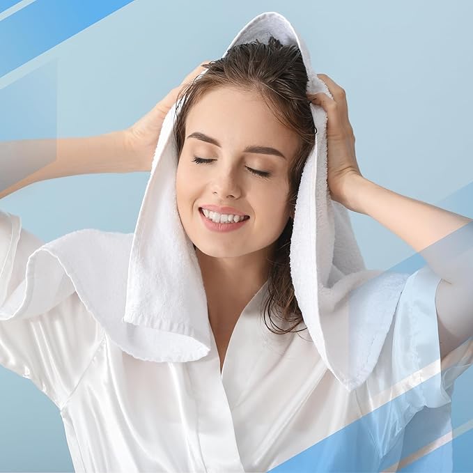 Infinitee Xclusives Blue Hand Towels - Image 6