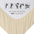 Royale Linens Fitted Sheet Twin XL - Image 5