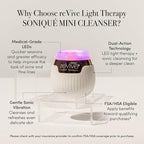 reVive Light Therapy Lux Collection Soniqué Mini, Rechargeable Sonic Face - Image 3