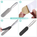 Professional Pedicure Foot File, Coarse/Fine Double Side and Reusable Stainless - Image 3