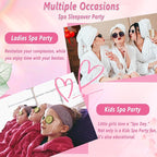 55Pcs Spa Party Supplies for Girls, Spa Party Favors Skincare Fruit Face Masks - Image 3