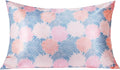 MANSPHIL King Pink Floral 100% Silk Pillow Cases by MANSPHIL