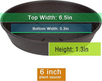 Plant Saucer 6 Inch 4 Pack 6 8 10 12 14 16 18 20 25, Plastic Plant Trays - Image 2