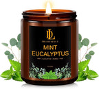 Mint Eucalyptus Candles, Mint Eucalyptus Scented Candle, Mother's Day Candle by DLDREAMYDEWLA