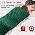 XXXL Heating Pad for Back Pain Relief & Period Cramps, Extra Large Elecctric - Image 3