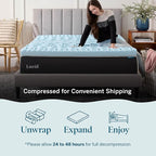 LUCID 3 Inch Gel Memory Foam Mattress Topper, Queen size – 5 Zones – Cooling - Image 5
