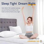 ROUMEA Pillows Standard Size Set of 2, Bed Pillows - Image 7