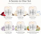 Scented Candles Gift Set for Women, 6 Pack Aromatherapy Soy Candles for Home - Image 2
