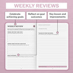 Undated Daily Planner | 90 Day Daily & Weekly Productivity Journal - Image 8