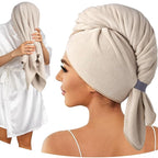 Umisleep 100% Microfiber Hair Towel, Large Curly Hair Towel by Umisleep
