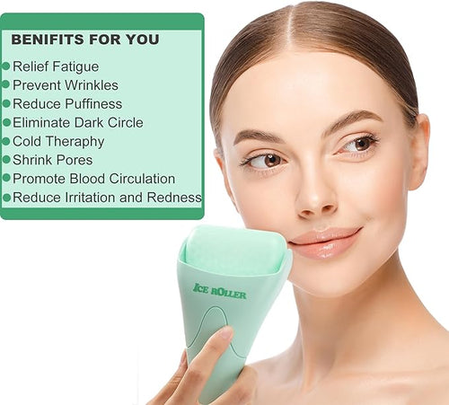 2 Pack Ice Roller for Face and Body Massage, Facial Roller Skin Care Tool for - Image 2