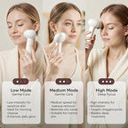 Electric Facial Cleansing Brush, Rechargeable Waterproof Dual Rotating Face - Image 3