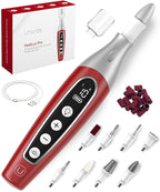 PediLux Pro Professional Manicure Pedicure Kit, Cordless Electric Nail File by UTILYZE