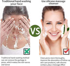 Silicone Face Scrubber for Men Facial Cleansing Brush Silicone Face Wash Brush - Image 4
