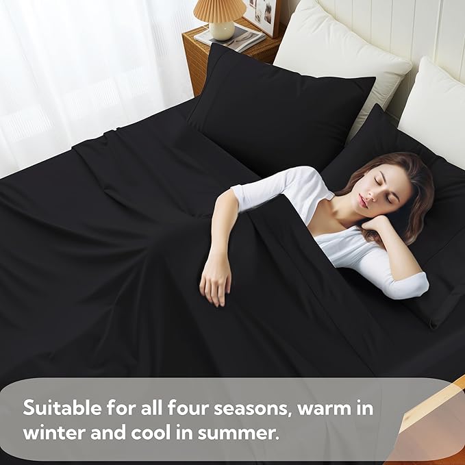 Cotton Flat Sheets Only, 600 TC 100% Cotton Flat Sheet Top Sheet Only, Twin - Image 7