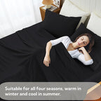 Cotton Flat Sheets Only, 600 TC 100% Cotton Flat Sheet Top Sheet Only, Queen - Image 7