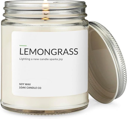 1OAK Lemongrass Candle by 1OAKCandleCo