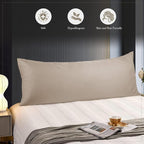 WishSmile Body Cooling Pillowcase Long Pillow Case Breathable Cool Silky Soft - Image 4
