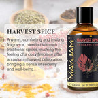 Harvest Spice Fragrance Oil Essential Oil, MAYJAM 3.38FL.OZ Harvest Spice Oil - Image 3