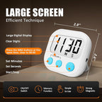 12 Pack Digital Kitchen Timers for Cooking Magnetic Timer for Cooking Loud - Image 4