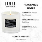 Lulu Candles | Vanilla Oak | Luxury Scented Soy Jar Candle | Hand Poured in The - Image 2